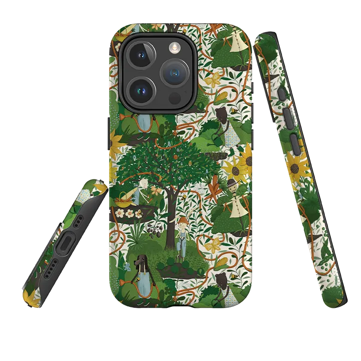 iPhone MagSafe Tough Case - In The Garden By Maja Lindberg Compact Shell Vivid Detail Texture