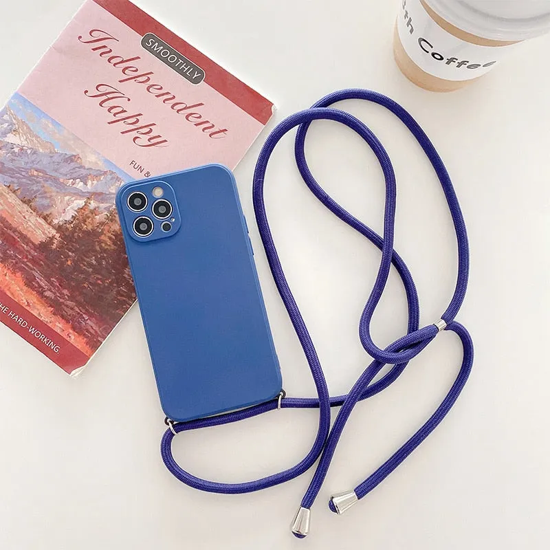 Crossbody / Lanyard Phone Case for iPhone Slim Look Slim Fitment