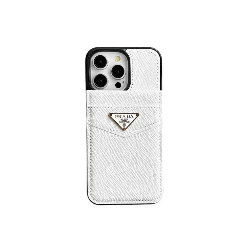 Modern Design Texture iPhone Case & Card Holder- Luxury Designer Collection