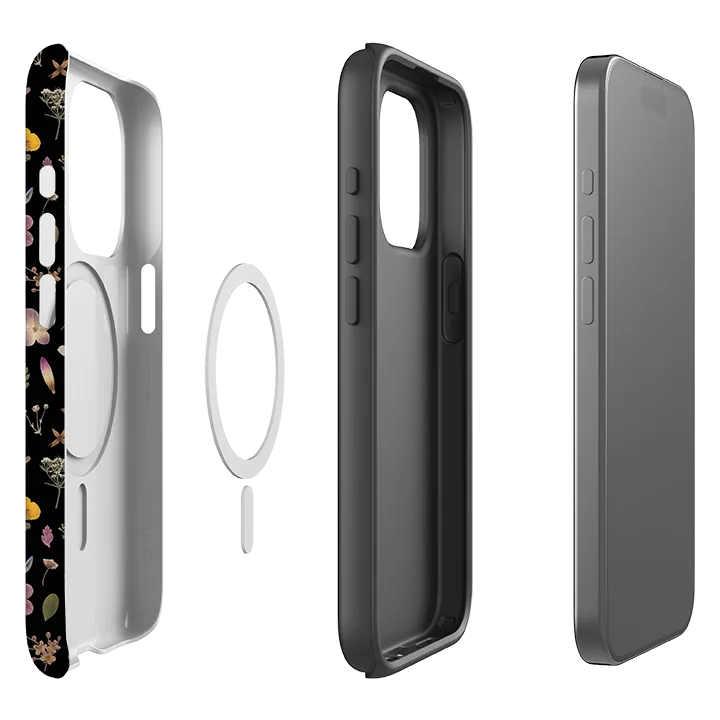 iPhone MagSafe Tough Case -  Flower Meadow By Helen Ahpornsiri Clear Finish Shock Absorption Layer