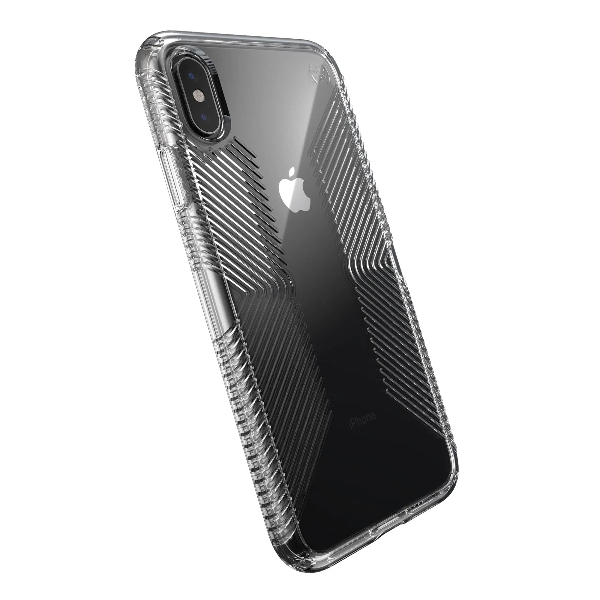 Ultra Slim Presidio Perfect-Clear with Grips iPhone XS Max Cases