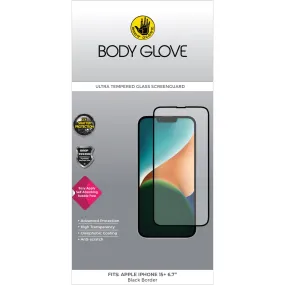 Body Glove Ultra Tempered Glass Screen Protector - Apple iPhone 15 Plus - BGSGUL-I15P-BK Anti Glare Film
