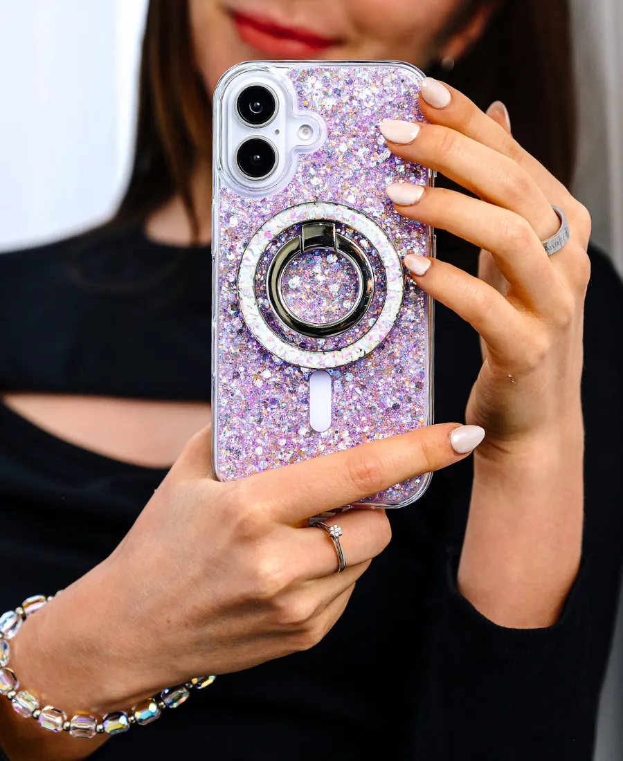 Disco MagSafe Phone Case Elegant Pattern Design Luxury Edge Texture