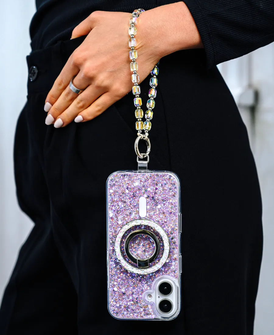 Wireless charging Soft Edging Disco MagSafe Phone Case