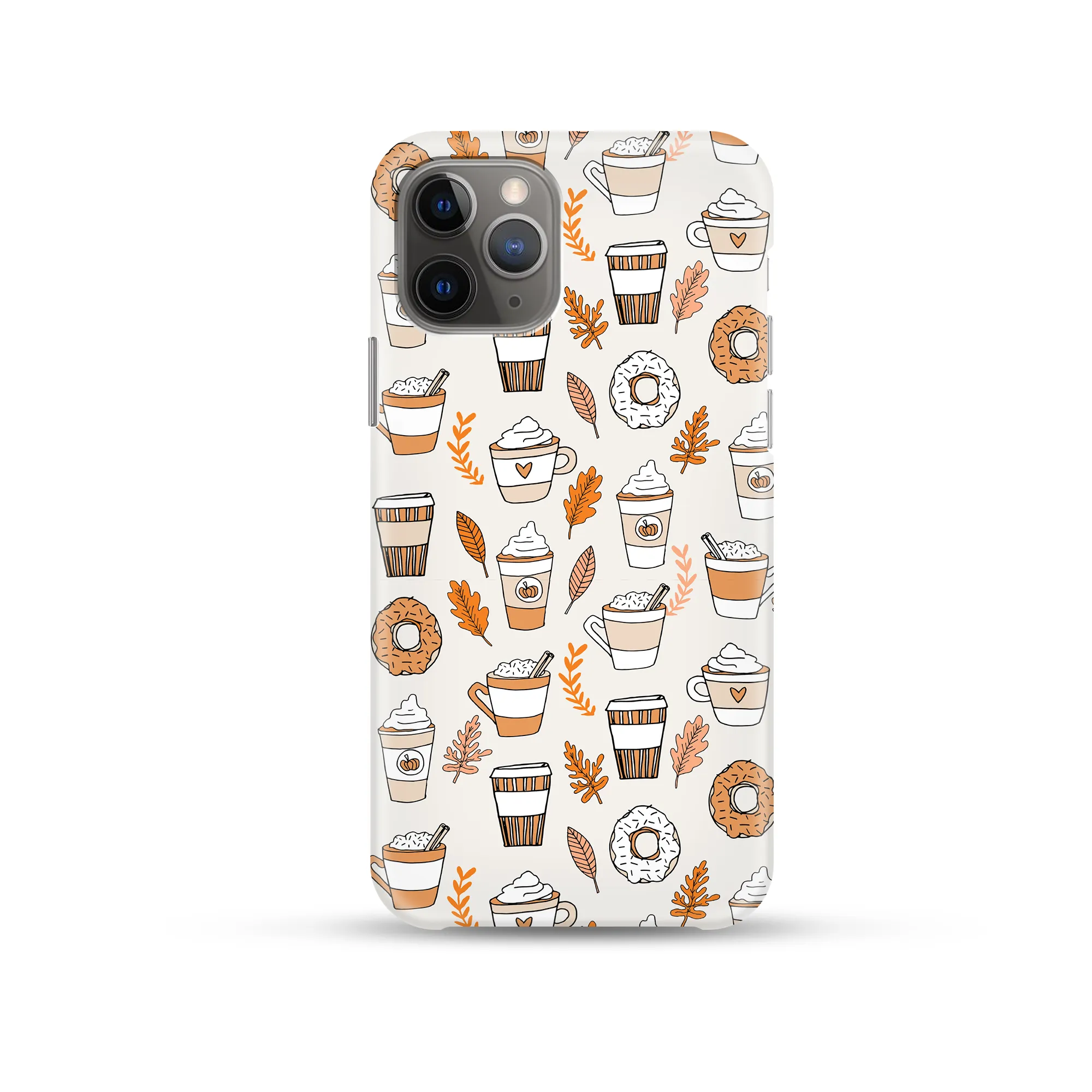 Soft Edge Detail Soft Grip Layer Autumn Spiced Latte Phone Case