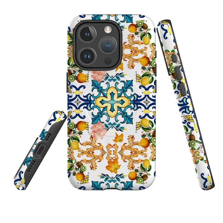 Outdoor Use iPhone MagSafe Tough Case - Naples Pattern II