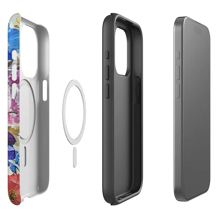 iPhone MagSafe Tough Case - Summer Floral Bowes Clear Protection