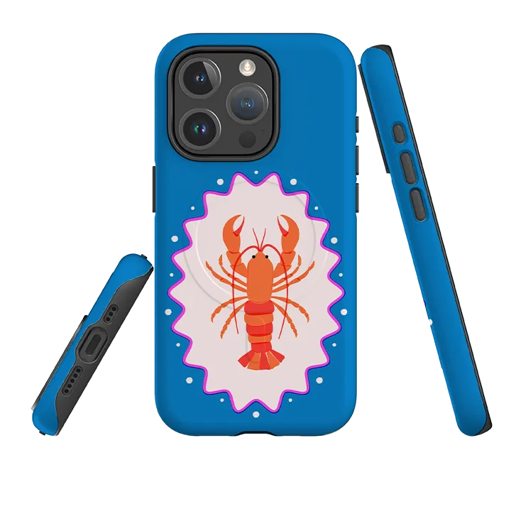 iPhone MagSafe Tough Case - Lobster Vibrant pattern