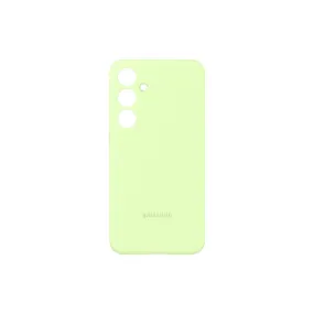 Samsung Silicone Cover - Samsung Galaxy S24  - Lime Soft Edge Look Soft touch layer