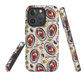 Soft Grip Comfort Pattern Texture iPhone MagSafe Tough Case - La Dolce Vita Lobster
