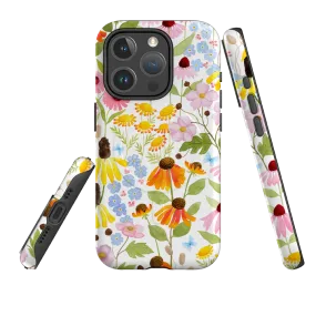 iPhone MagSafe Tough Case - Wildflower Pattern By Bex Parkin Modern Accessory Durable Surface