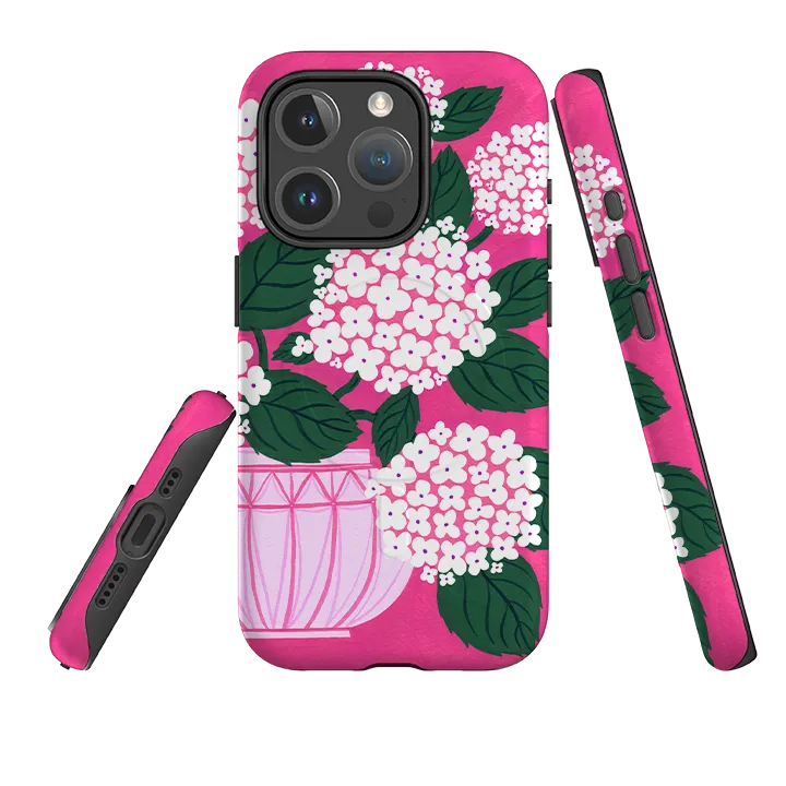 Ultra light iPhone MagSafe Tough Case -  Hydrangea By Madalina Andronic