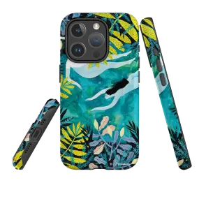 iPhone MagSafe Tough Case -  Night Swimming By Madalina Andronic Premium Surface