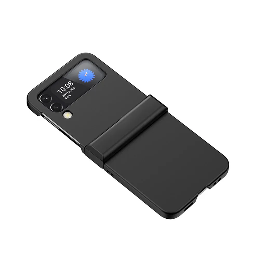 Silicone Foldable Soft-Touch Back Protective Cover for Samsung Z Flip Scratchproof Surface