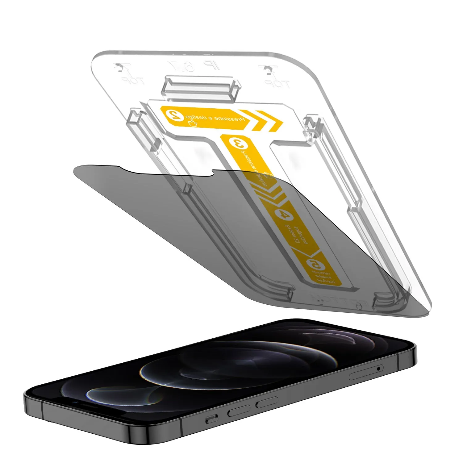 Mobile Screen Film Screen Armor Elite Plus iPhone 12 Pro Max privacy tempered glass screen protector (2 Pack)