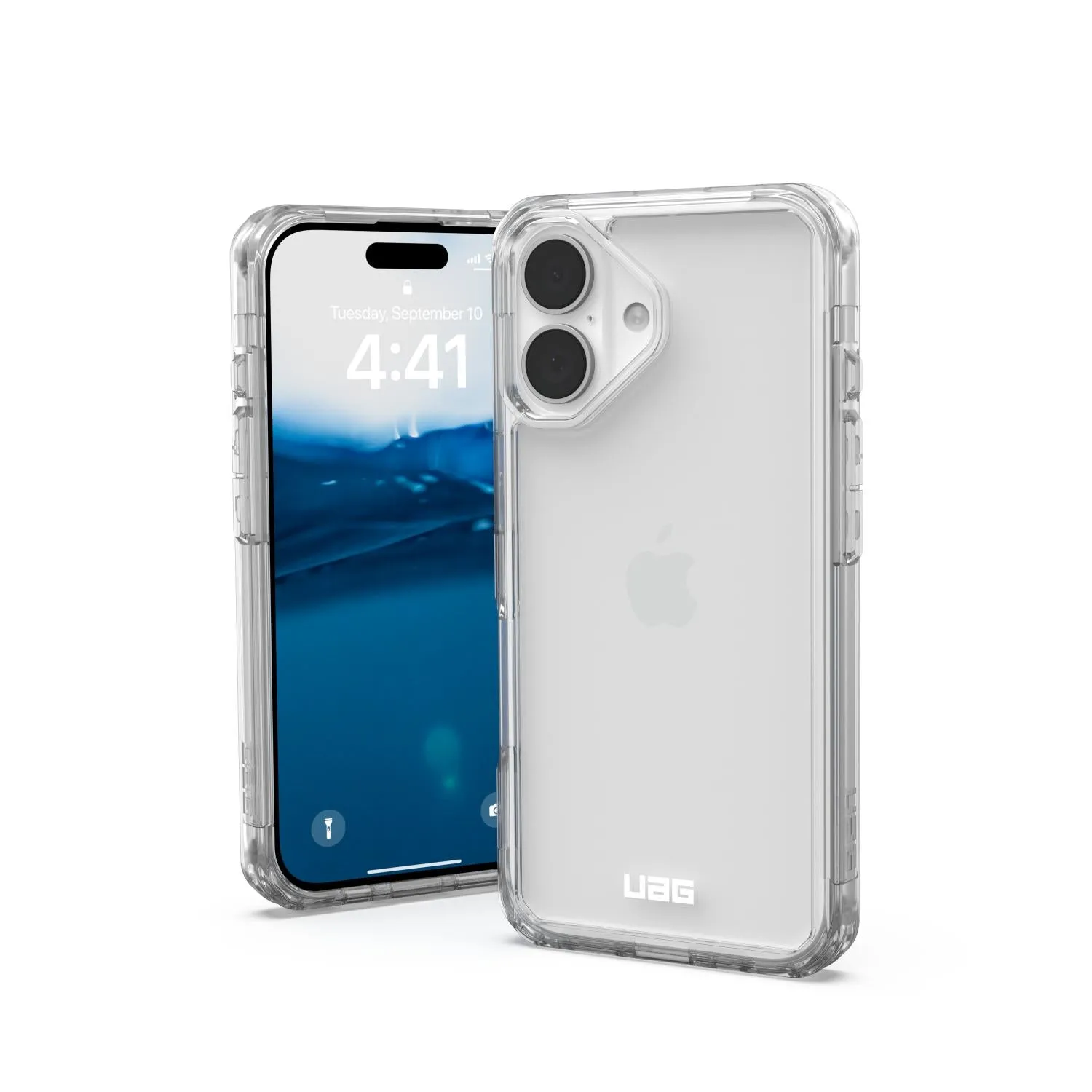 UAG Plyo Case - Apple iPhone 16 - Ice (UAG-I16-PLYCL) Soft Grip Finish