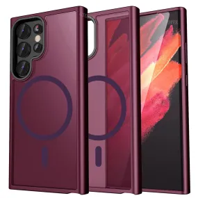 Comfort Texture Finish Magnetic Luxury Matte Phone Case for Samsung Galaxy S24/23/22