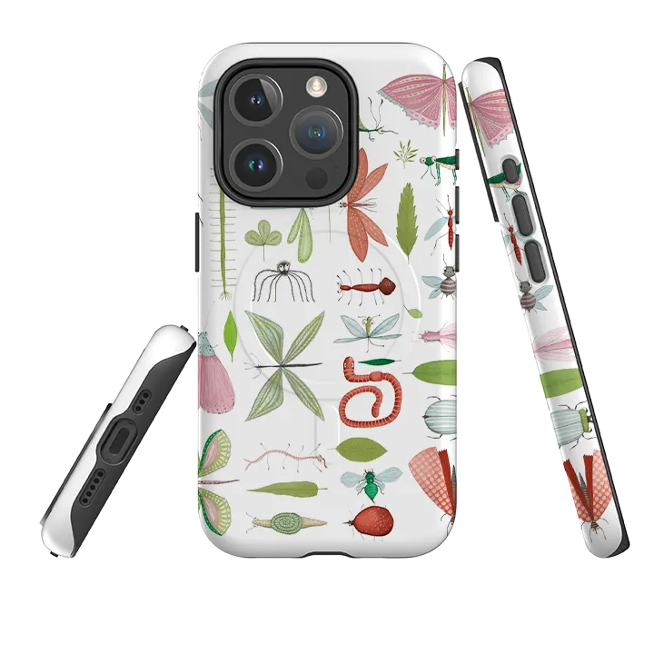 iPhone MagSafe Tough Case -  Insects By Maja Lindberg Soft touch layer professional accessory