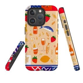 Simple Texture Transparent Edge iPhone MagSafe Tough Case - Festival Life