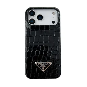 Elegant Prada Apple iPhone Case For iPhone 17 / 16 / 15 / 14 Vivid Detail Daily Essential