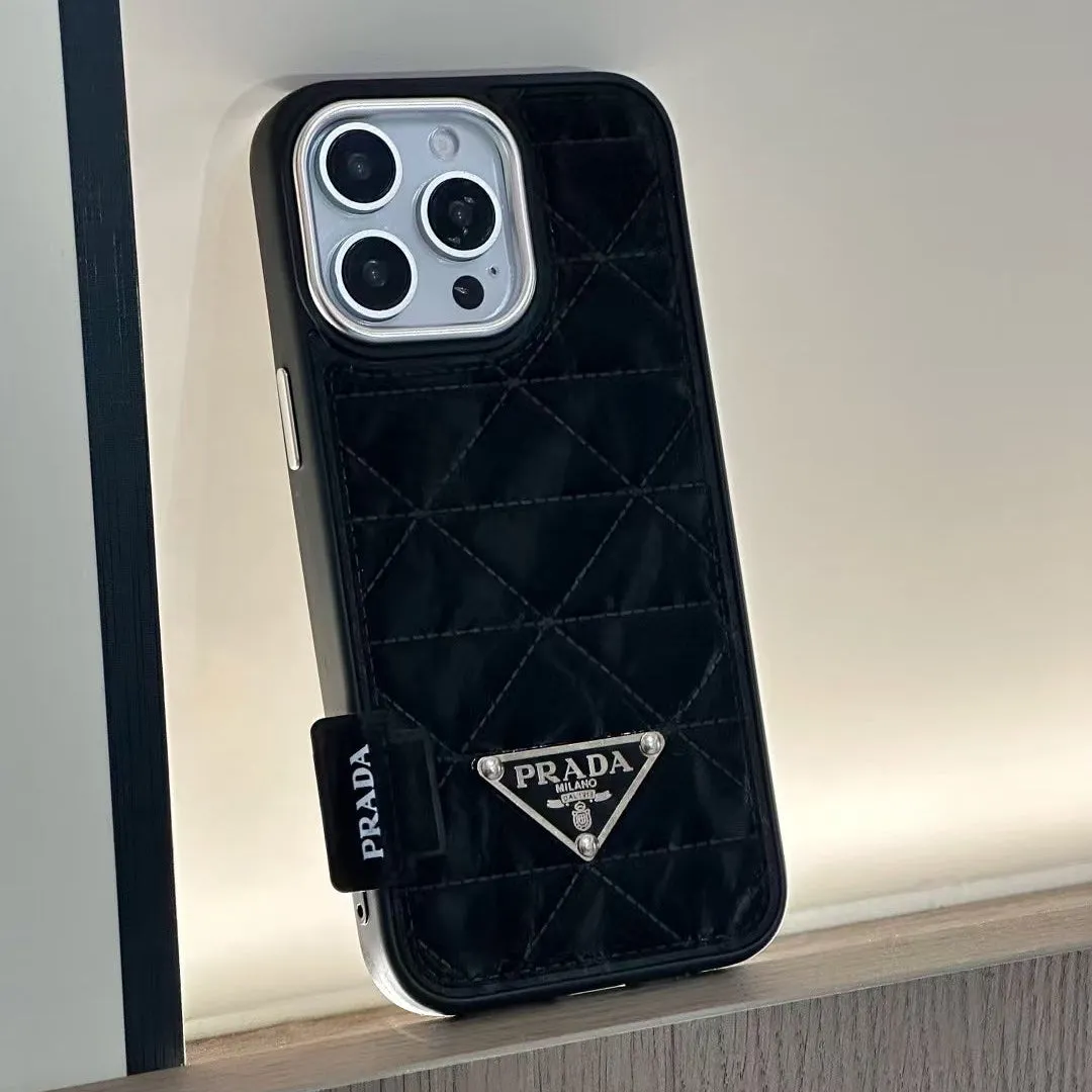 Modern Pattern Layer Elegant Prada Apple iPhone Case