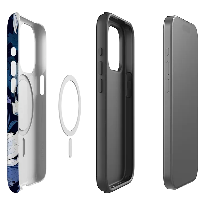 Clear Edge iPhone MagSafe Tough Case -  Blue Nutberry II