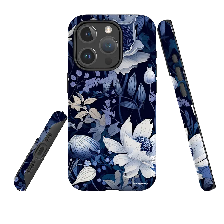 iPhone MagSafe Tough Case -  Blue Nutberry II Soft Feelings