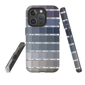 Subtle Texture iPhone MagSafe Tough Case -  Grey Chromology By Kitty Joseph