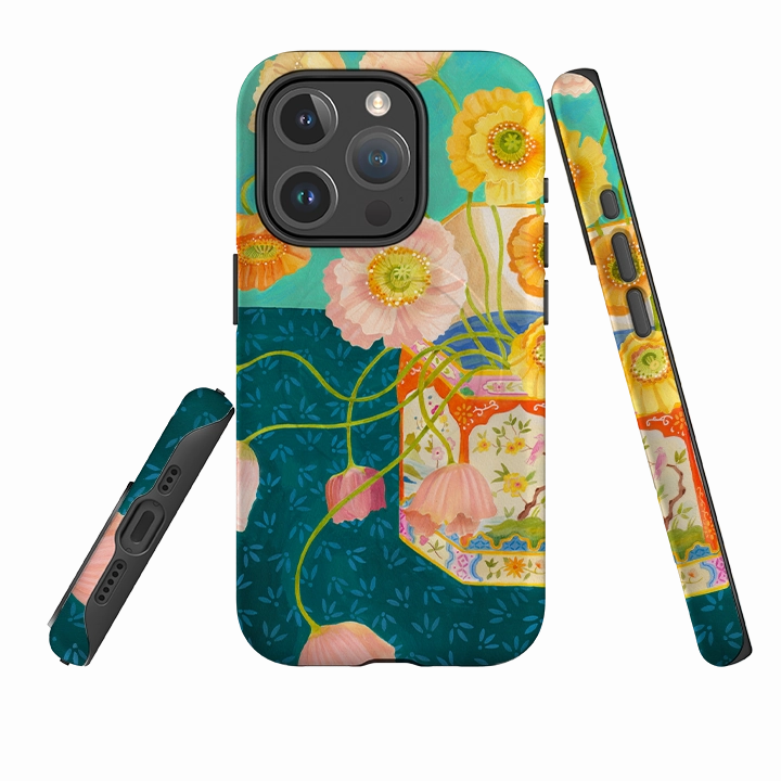 Youth Style iPhone MagSafe Tough Case - Poppies By Bex Parkin