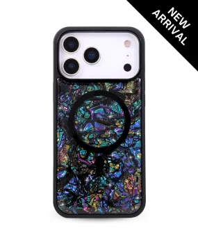 Black Abalone Shell MagSafe Phone Case Modern Look Everyday Protection