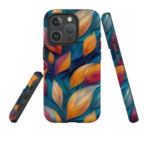 iPhone MagSafe Tough Case - Shire Leaves Premium Texture Design