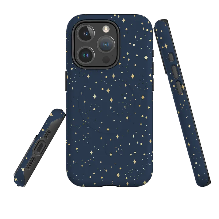 Tight Fit iPhone MagSafe Tough Case -  Navy Cosmos