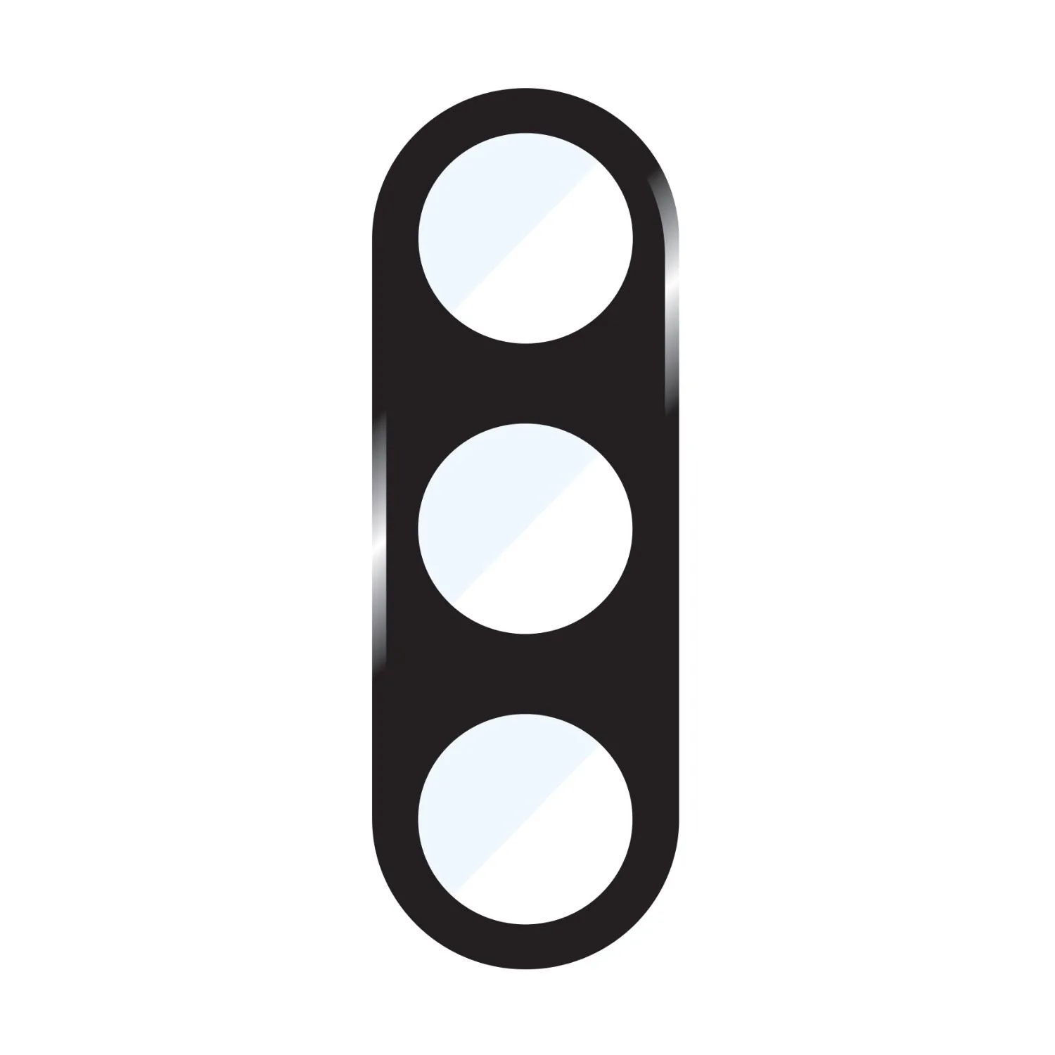 visual clarity glass Body Glove Tempered Glass Camera Screen Protector - Samsung Galaxy S25 - Black Border (BGCGTG-GXYS25B)