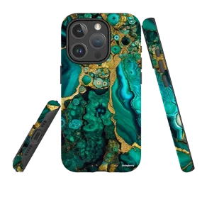 Impact shield Flexible Detail iPhone MagSafe Tough Case - Marine Gold