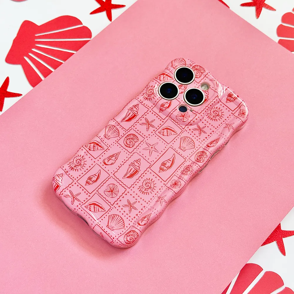 Wavy Phone Case - Seashell Riviera Urban Minimalism