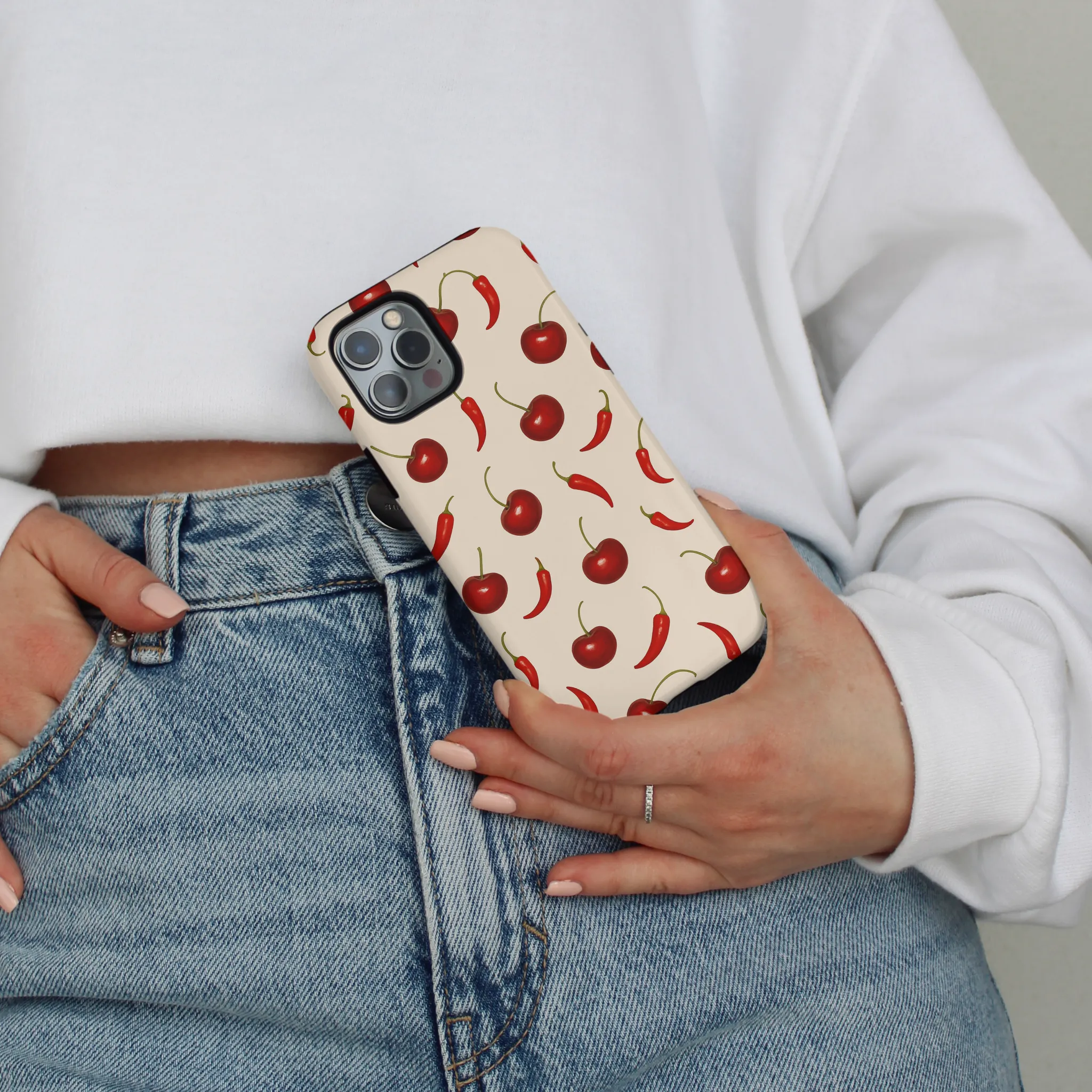 Tough Phone Case - Cherry Spice Unisex Design