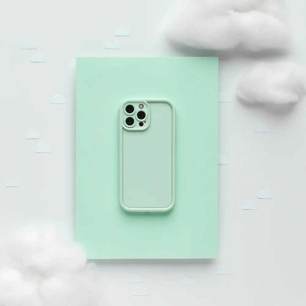 Cloud Soft NAKD Phone Case - Mojito Mint Slim Fitment Minimal Aesthetic Touch