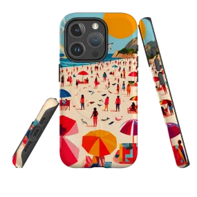 iPhone MagSafe Tough Case - Mediterranean Beach Life Soft Texture