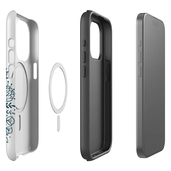 Light Form iPhone MagSafe Tough Case -  Cat Design By Suzy Taylor