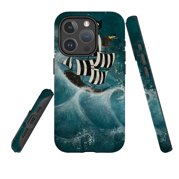 iPhone MagSafe Tough Case - Face The Storm By Maja Lindberg Stylish Surface Design Hybrid Form