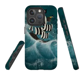 iPhone MagSafe Tough Case - Face The Storm By Maja Lindberg Stylish Surface Design Hybrid Form
