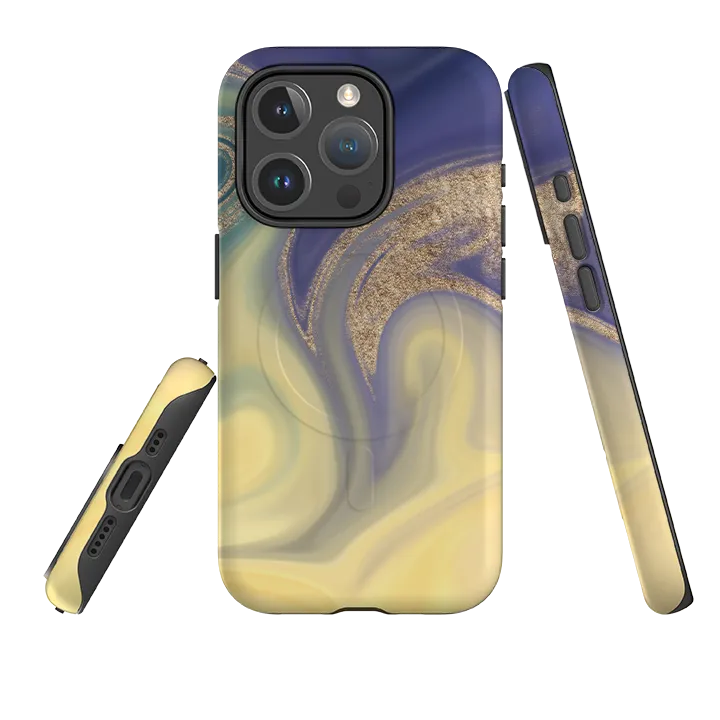 iPhone MagSafe Tough Case - Amarillo Compact Style Matte Texture Surface