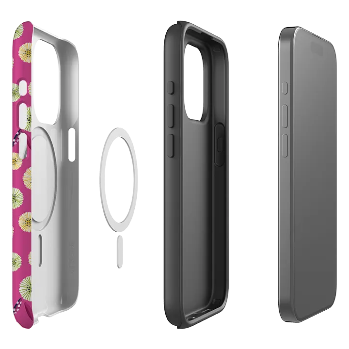 iPhone MagSafe Tough Case -  Daisy III By Ali Brookes Flexible Detail Design Vivid Design Texture