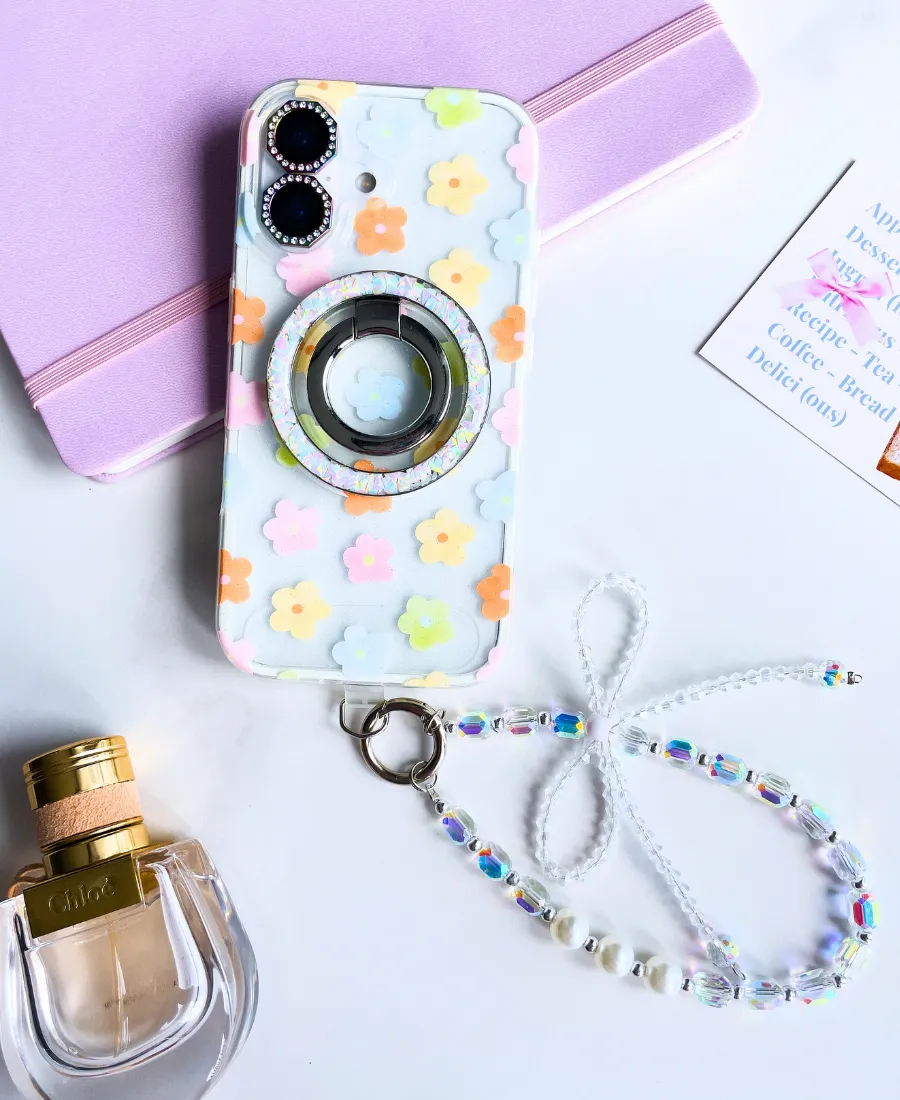 Lightweight texture Flower Power MagSafe Phone Case