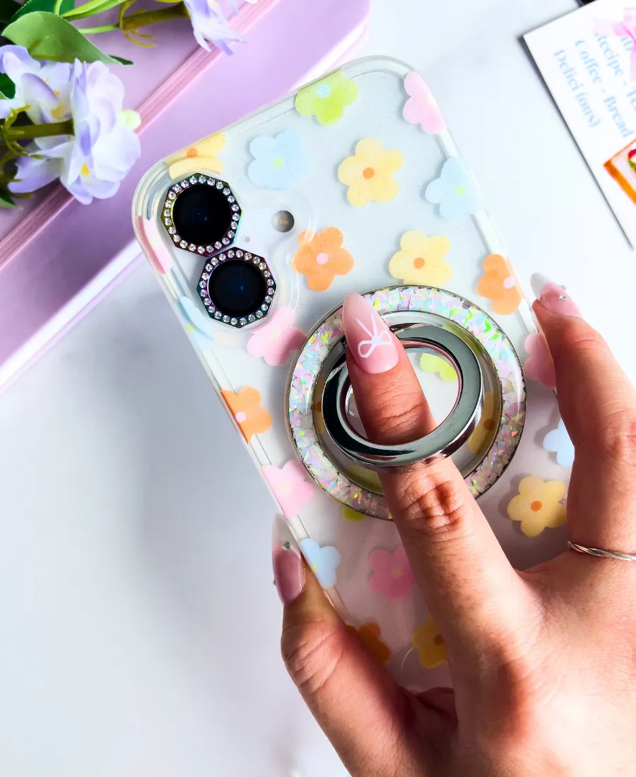 Trendy Pattern Flower Power MagSafe Phone Case