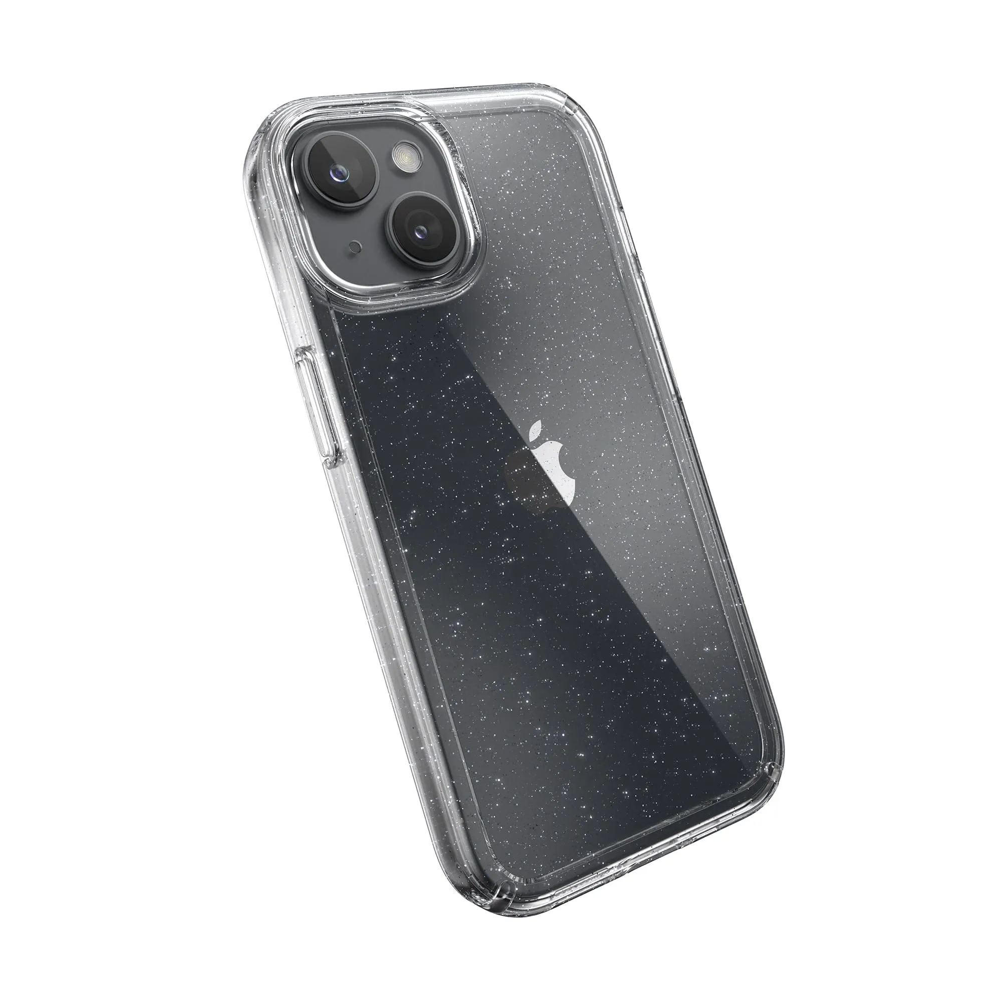 Flexible Layer Design Stylish Edge GemShell Glitter iPhone 15 Cases