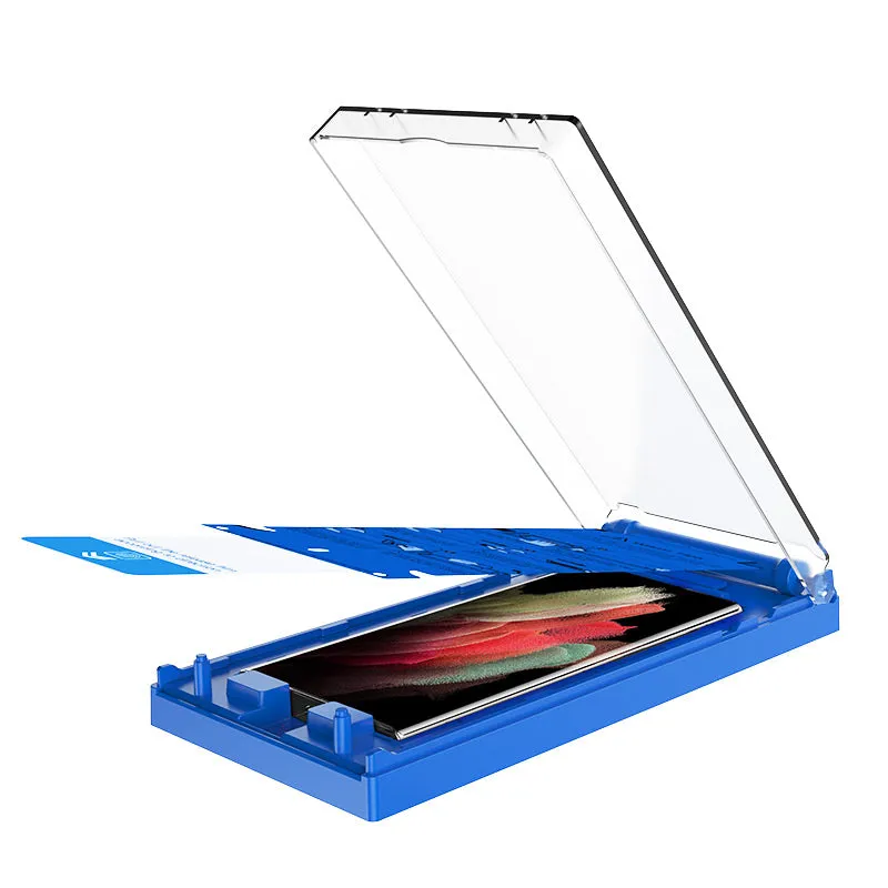 Screen Fit Screen Safety Max Pro Galaxy S21 Ultra Screen Protector for Blue Box Models without Mounting Box