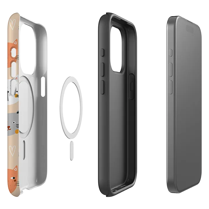 iPhone MagSafe Tough Case - Meowsome Comfort Material