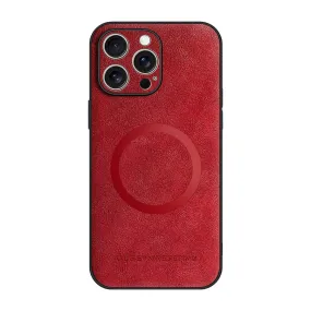 Hand Friendly MagSafe Leather iPhone Case for iPhone ?C Slim Fit, Shockproof, Premium Finish