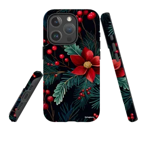 iPhone MagSafe Tough Case - Red Berries II Clear Finish